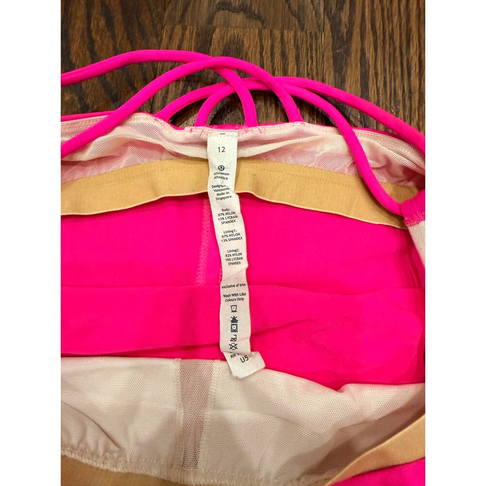Lululemon Free To Be Tank - Raspberry Glow - Pre-Loved - Picture 3 of 4